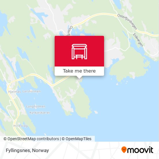 Fyllingsnes map