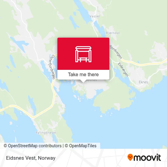 Eidsnes Vest map