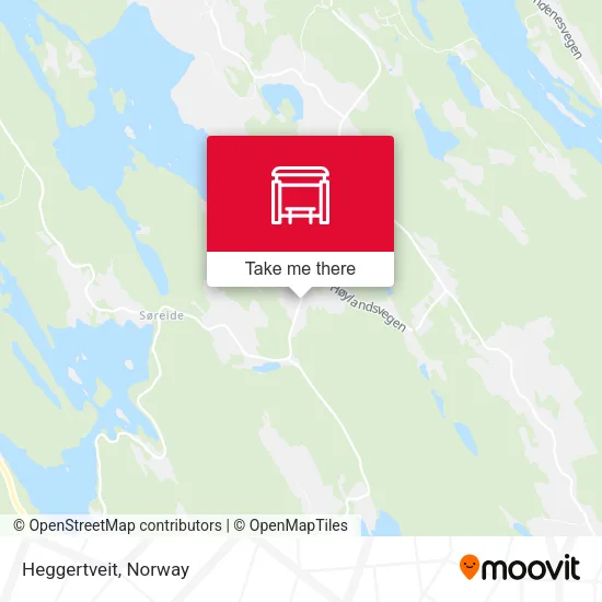Heggertveit map