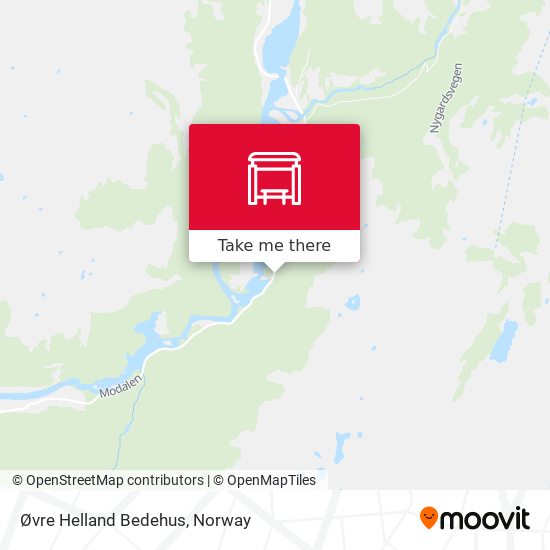 Øvre Helland Bedehus map