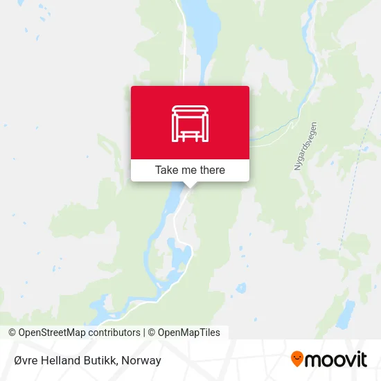 Øvre Helland Butikk map