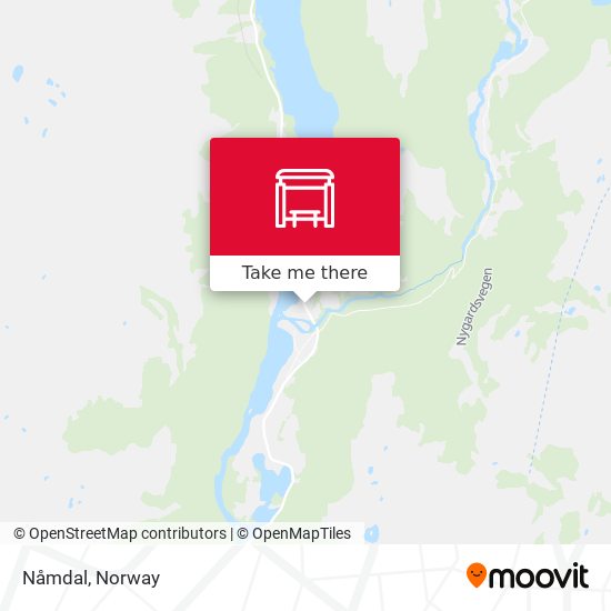 Nåmdal map