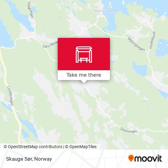 Skauge Sør map