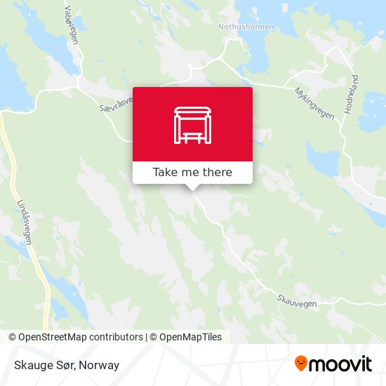 Skauge Sør map