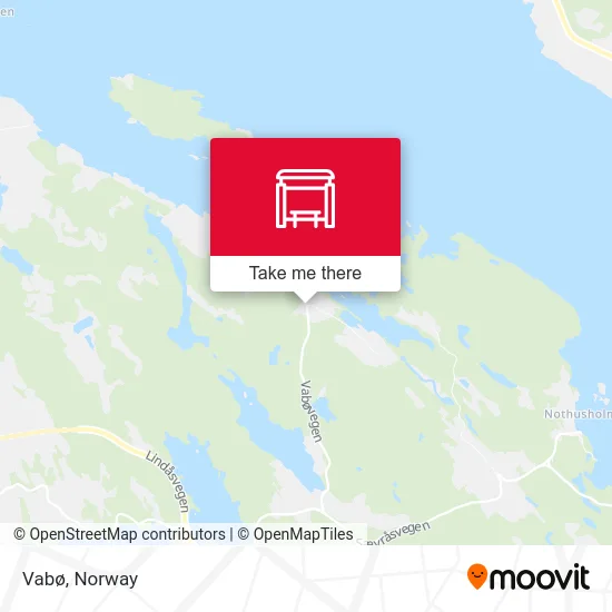 Vabø map