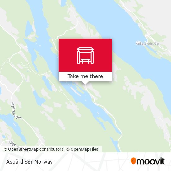 Åsgård Sør map