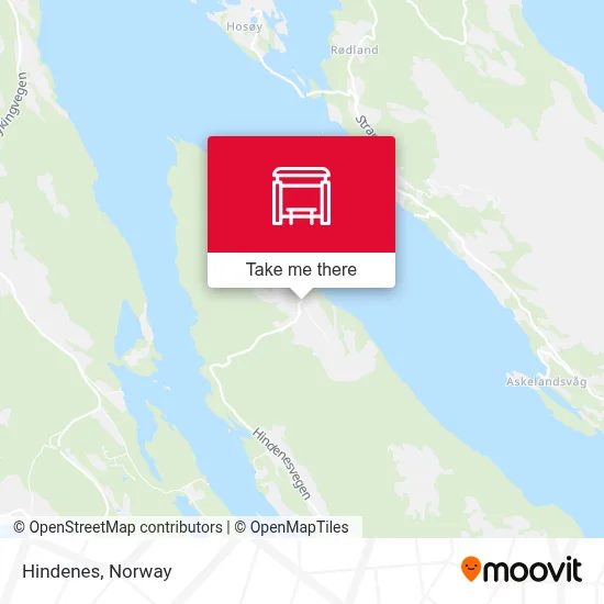 Hindenes map