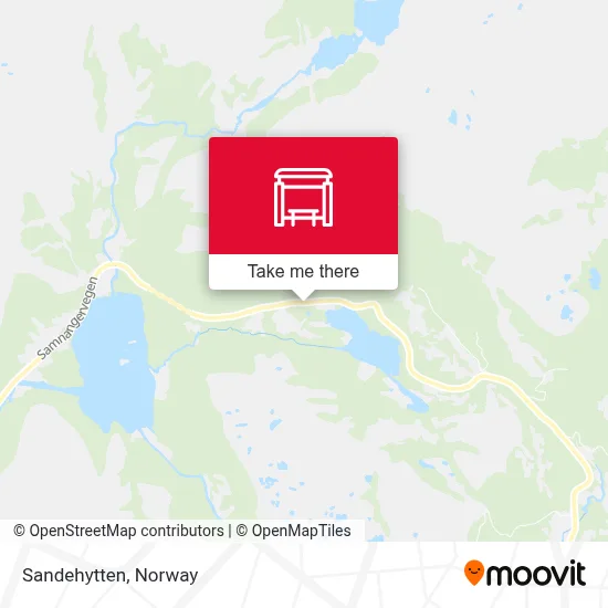 Sandehytten map