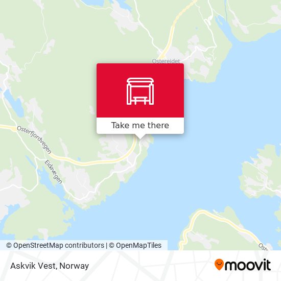 Askvik Vest map