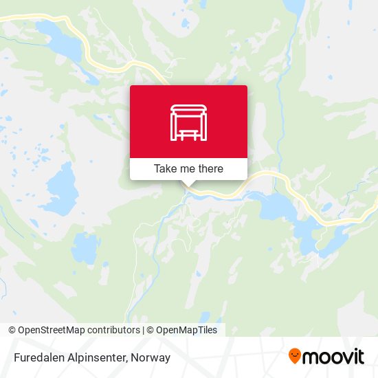 Furedalen Alpinsenter map
