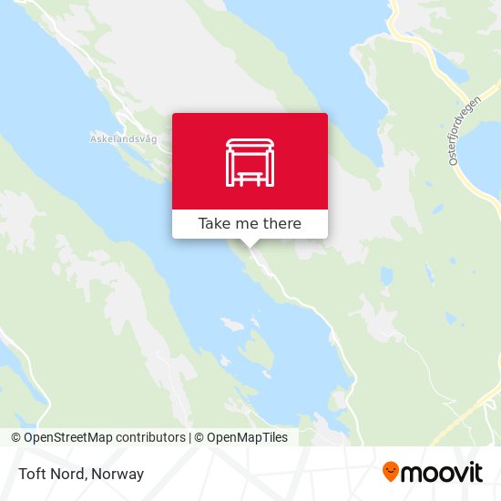 Toft Nord map