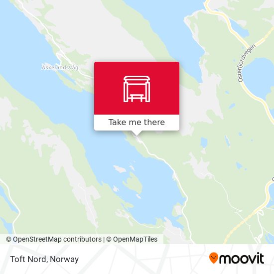 Toft Nord map