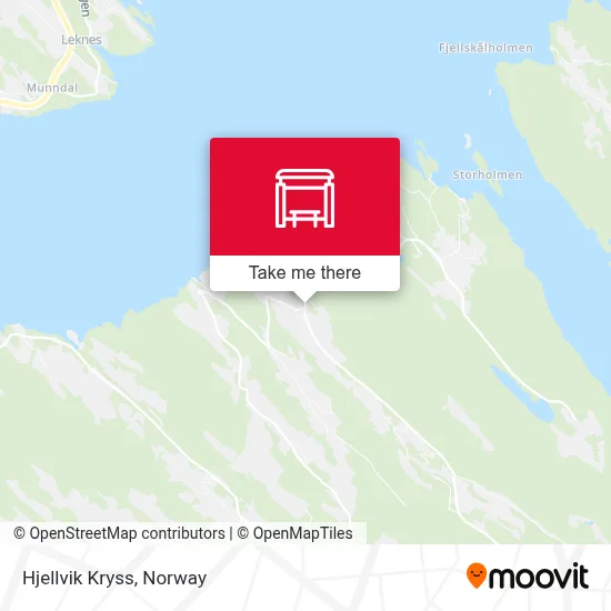 Hjellvik Kryss map