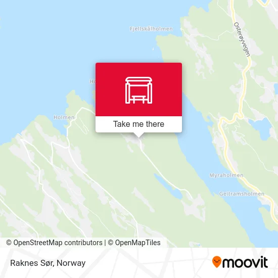 Raknes Sør map
