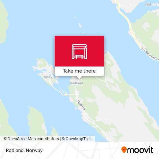 Rødland map