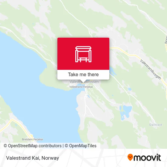Valestrand Kai map