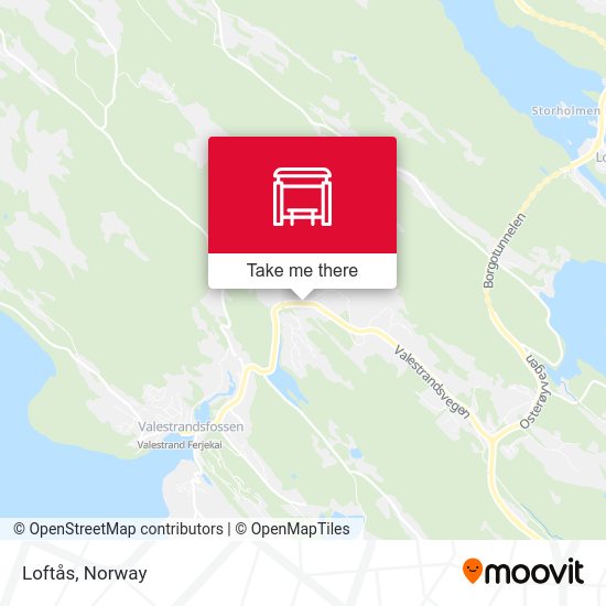 Loftås map