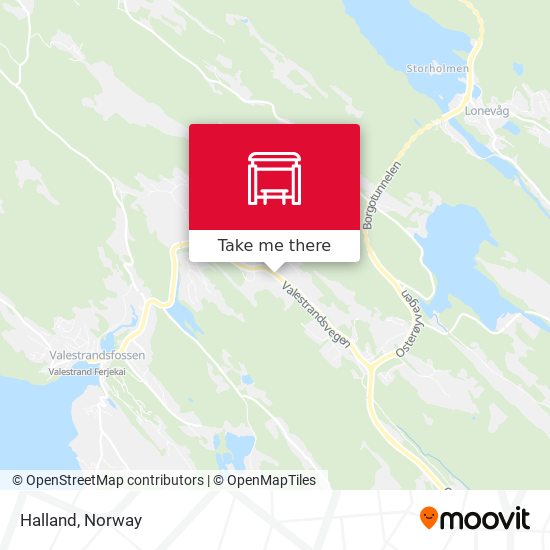 Halland map