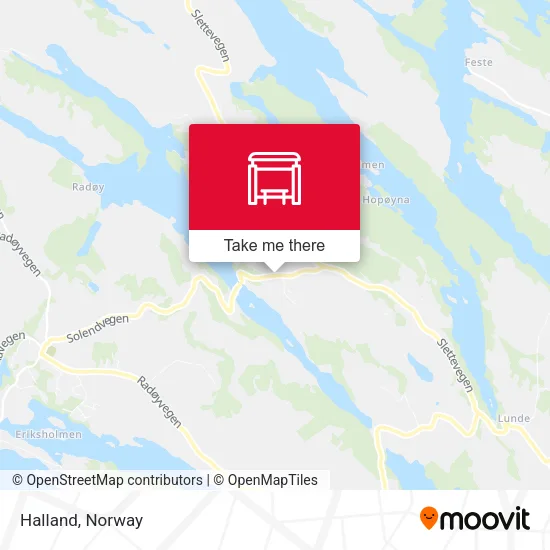 Halland map