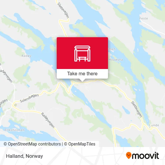 Halland map