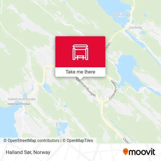 Halland Sør map