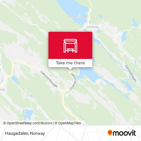 Haugedalen map