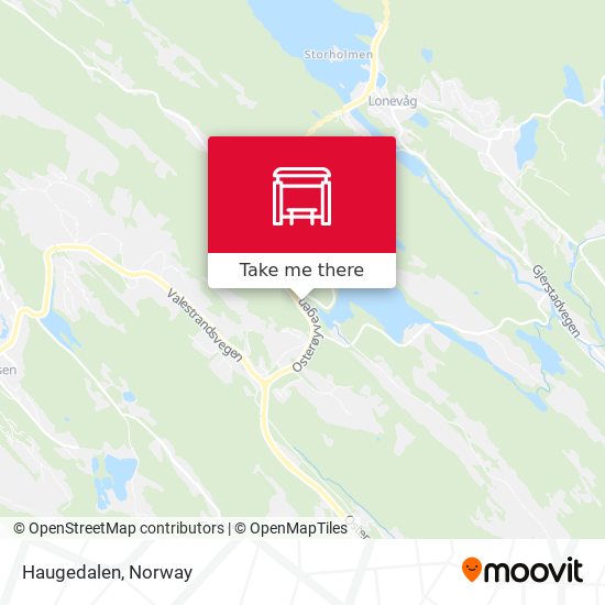 Haugedalen map