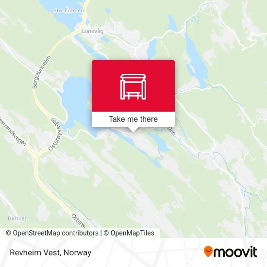 Revheim Vest map