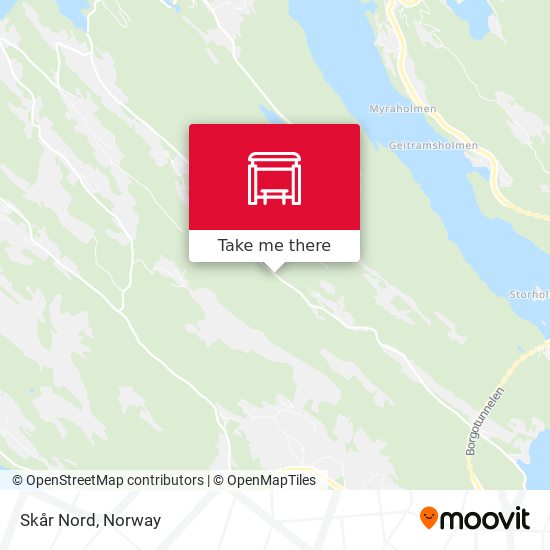 Skår Nord map