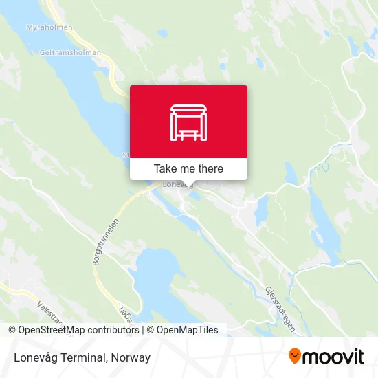 Lonevåg Terminal map