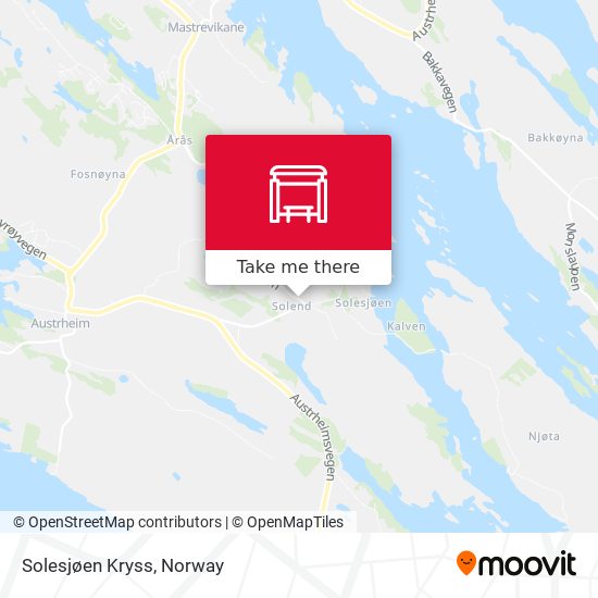 Solesjøen Kryss map