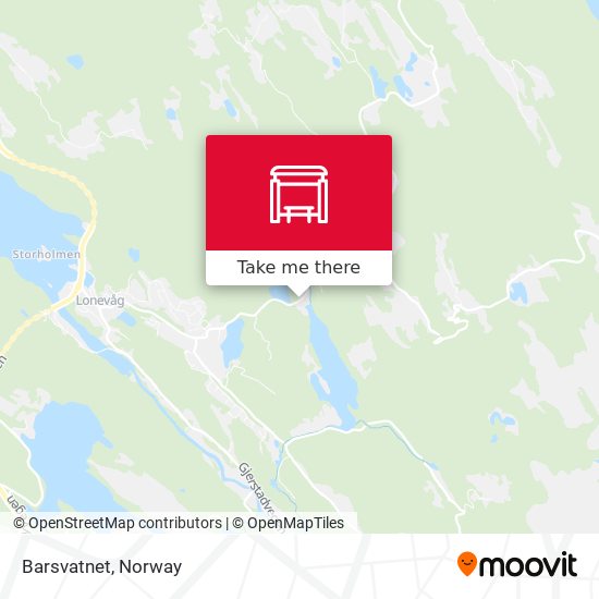 Barsvatnet map