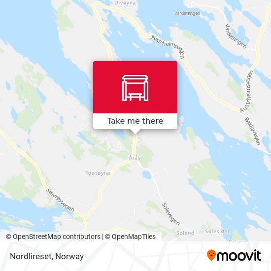 Nordlireset map