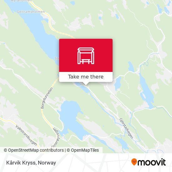 Kårvik Kryss map