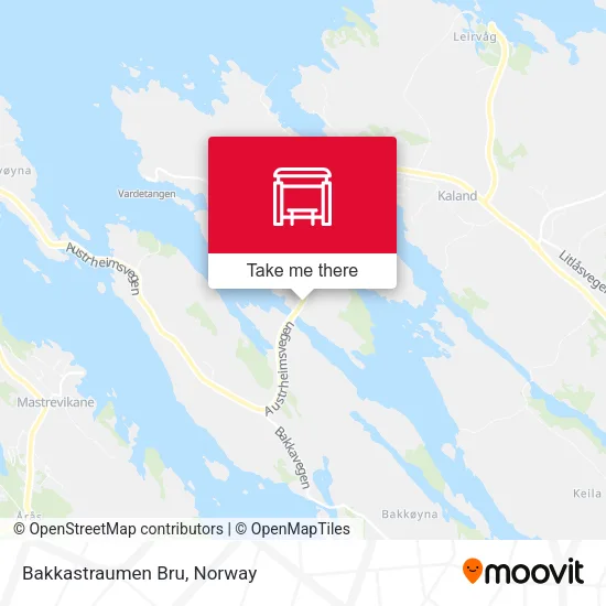 Bakkastraumen Bru map