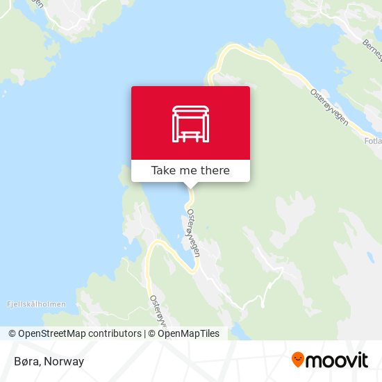 Børa map