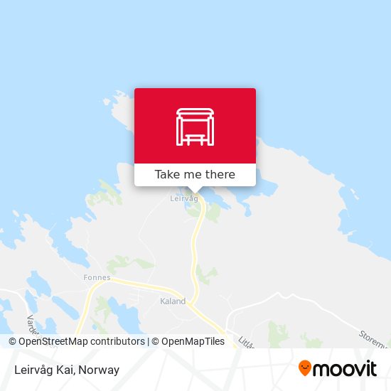 Leirvåg Kai map