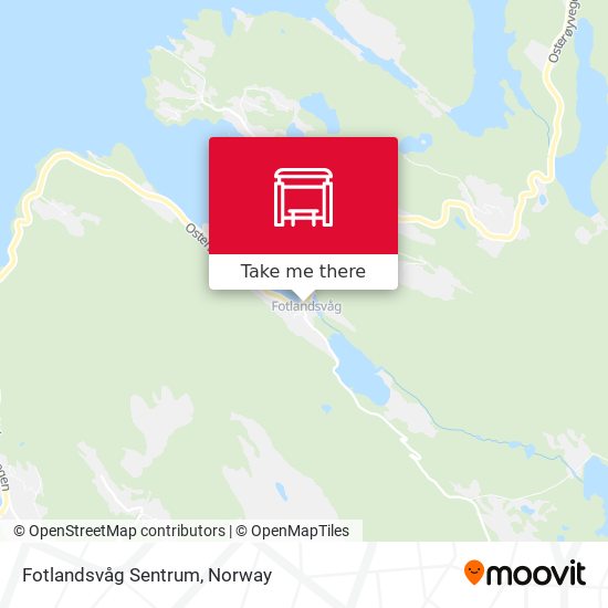 Fotlandsvåg Sentrum map