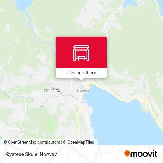 Øystese Skule map