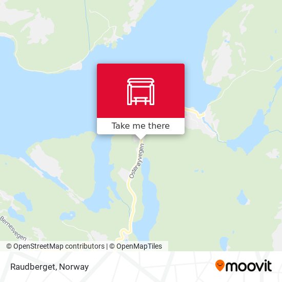 Raudberget map