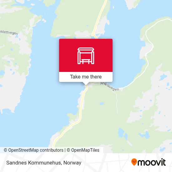Sandnes Kommunehus map