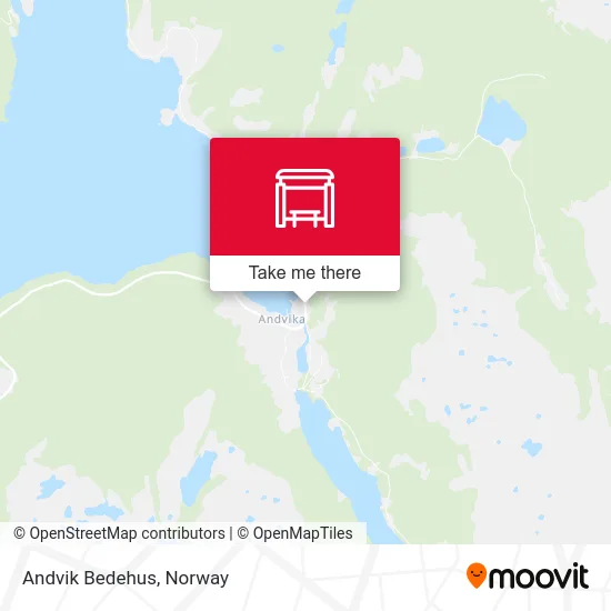 Andvik Bedehus map