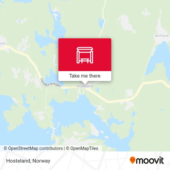 Hosteland map