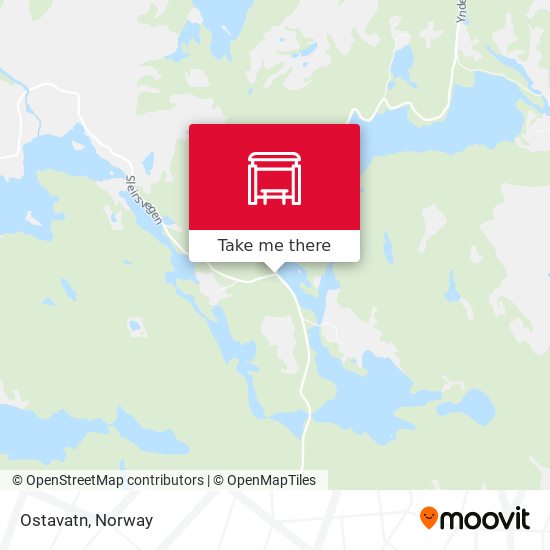 Ostavatn map