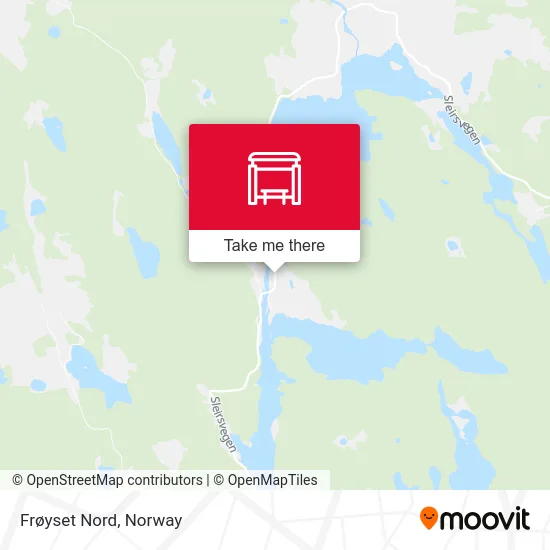 Frøyset Nord map