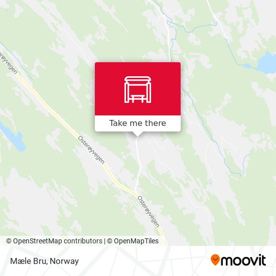 Mæle Bru map