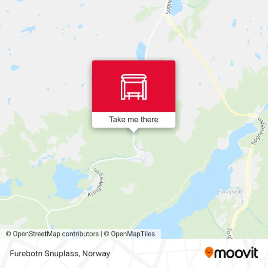 Furebotn Snuplass map