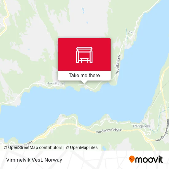 Vimmelvik Vest map