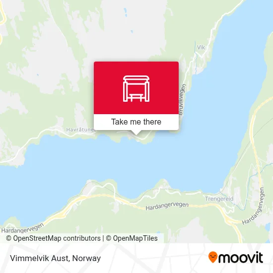 Vimmelvik Aust map