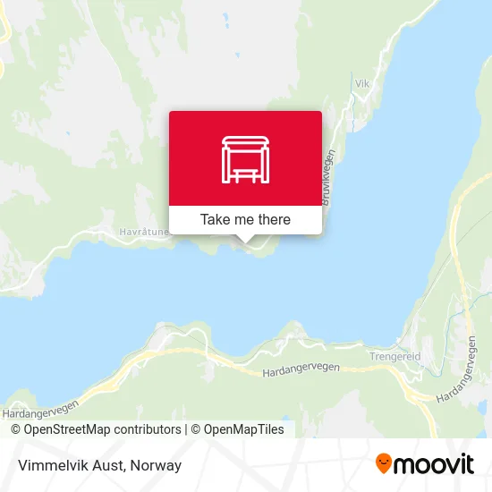 Vimmelvik Aust map